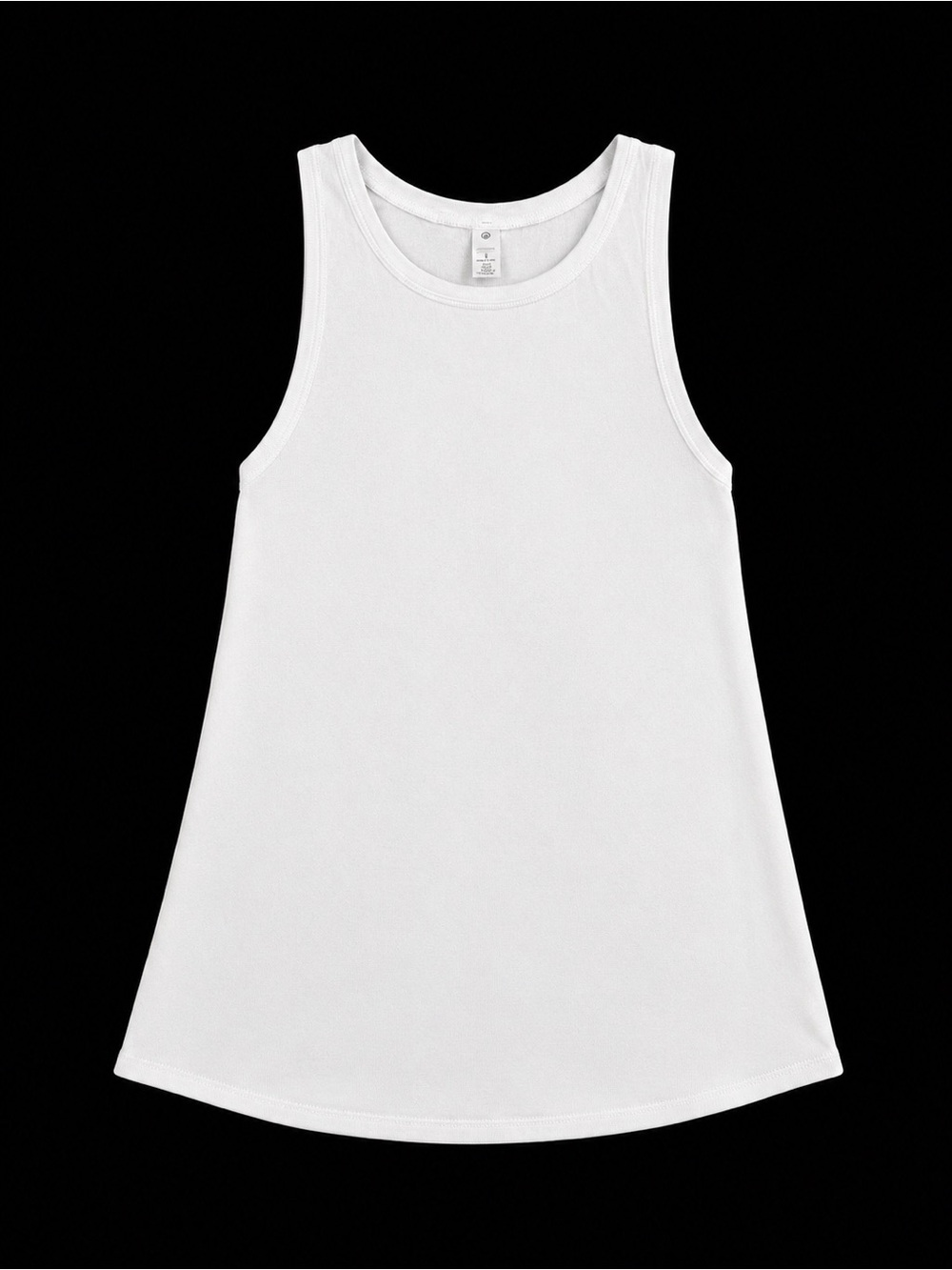 Lululemon Open Back Racerback Pima Cotton Tank Top White Size 10